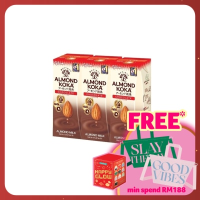 GLICO Almond Koka Chocolate Almond Milk 3x180ml