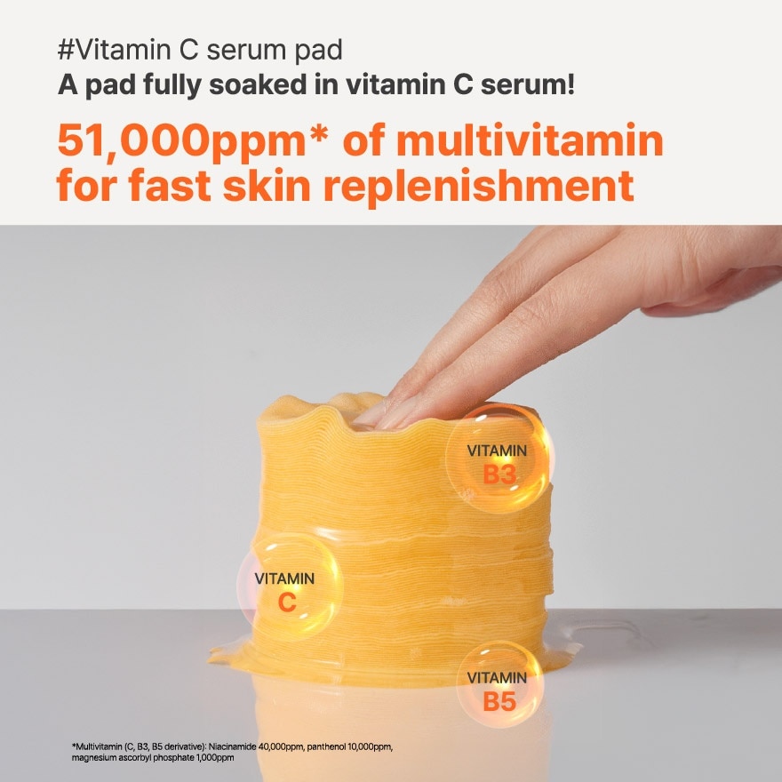 Vitamin C Green Tea Enzyme Brightening Pad 60s
