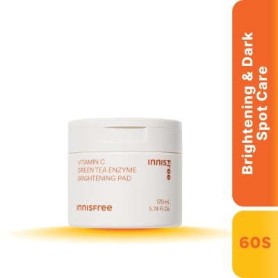 INNISFREE Vitamin C Green Tea Enzyme Brightening Pad 60s