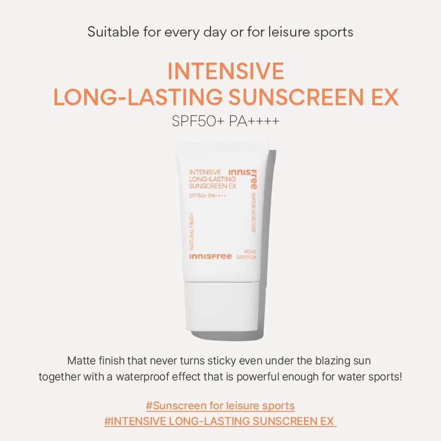 Intensive Long-lasting Sunscreen SPF50 PA++++ 60ml