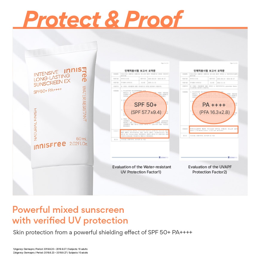 Intensive Long-lasting Sunscreen SPF50 PA++++ 60ml