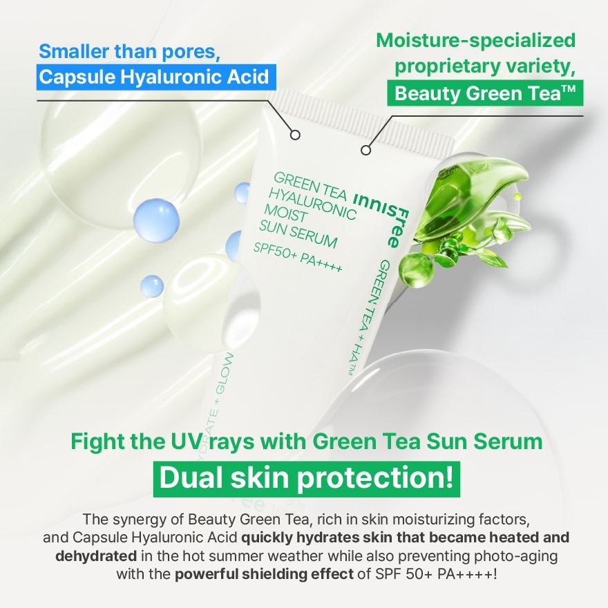 Green Tea Hyaluronic Sun Serum SPF50+ PA++++ 50ml