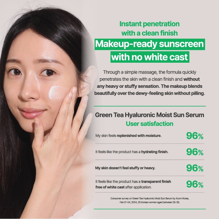 Green Tea Hyaluronic Sun Serum SPF50+ PA++++ 50ml