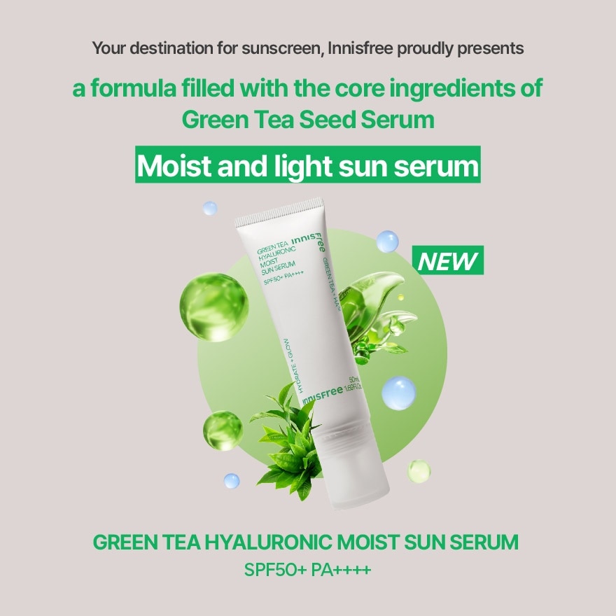Green Tea Hyaluronic Sun Serum SPF50+ PA++++ 50ml