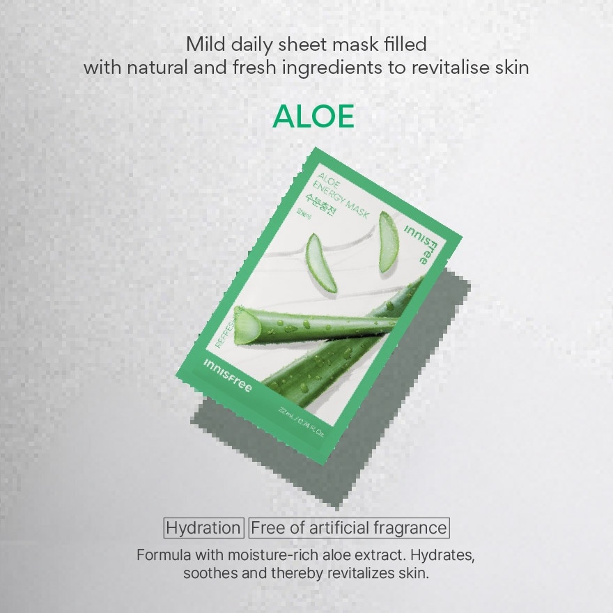 Aloe Energy Mask 1s