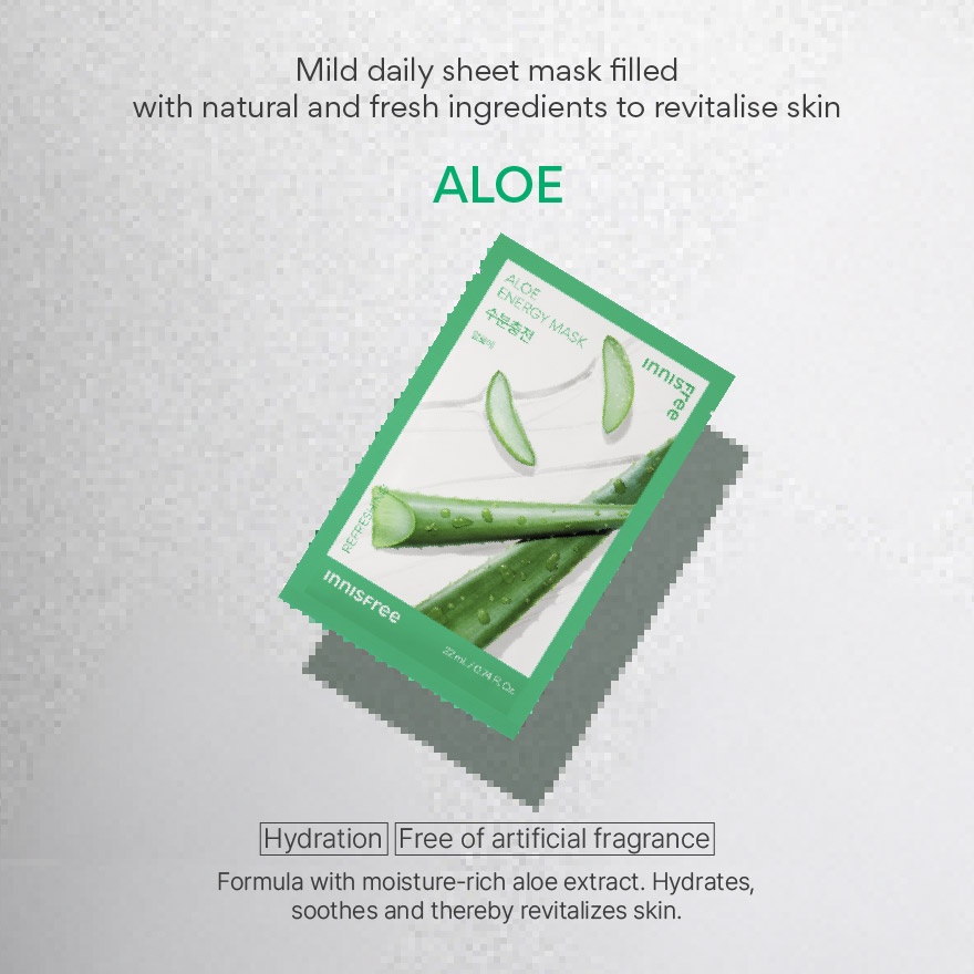 Aloe Energy Mask 1s