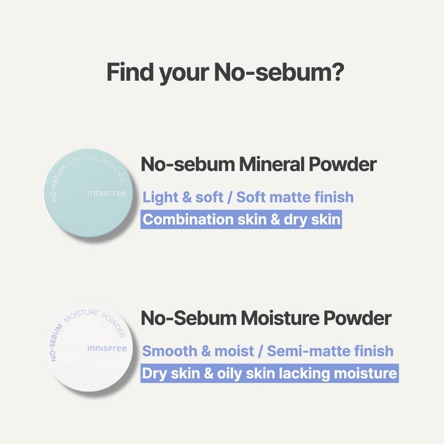 No Sebum Moisture Powder 5g