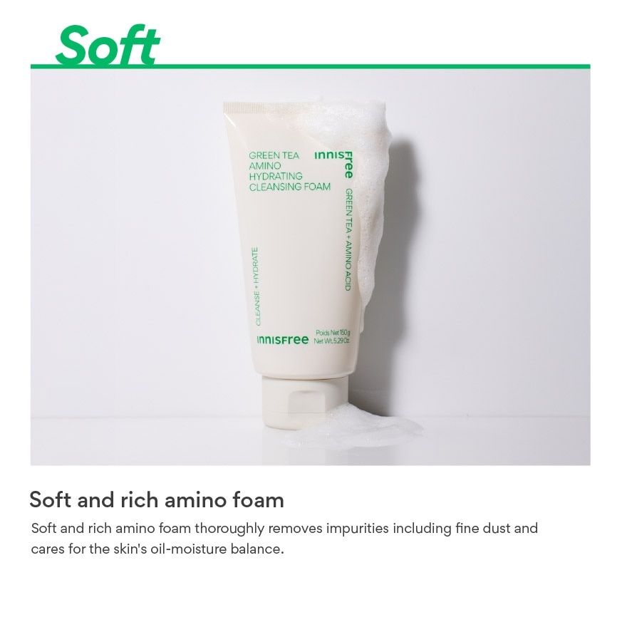 Green Tea Amino Hydrating Cleansing Foam 150g