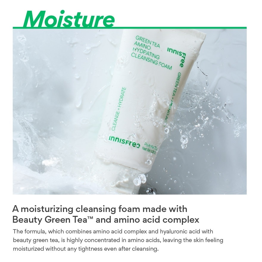 Green Tea Amino Hydrating Cleansing Foam 150g