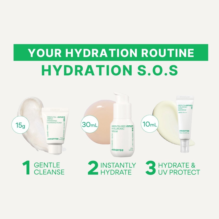 Green Tea Hydration Routine Set 1s