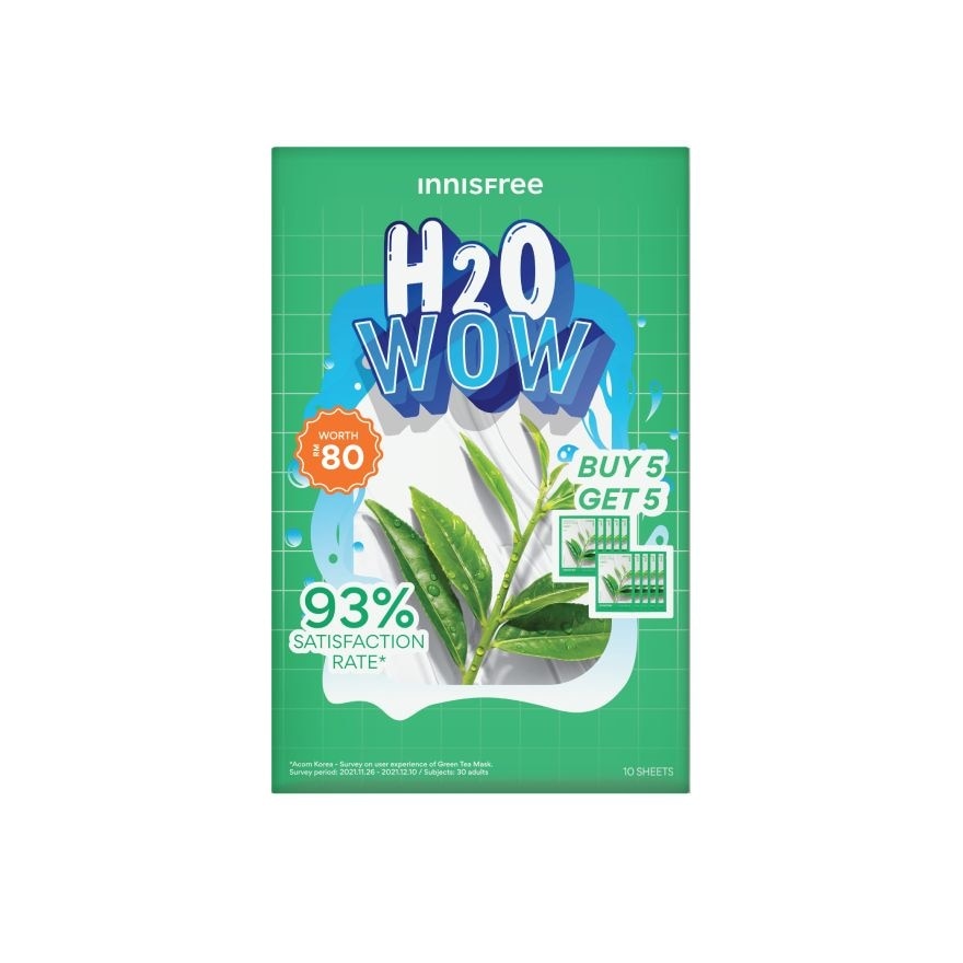 Green Tea Hydration Daily Mask 5+5 10s