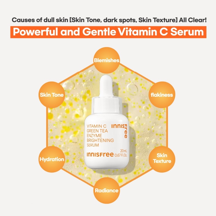 Vitamin C Green Tea Enzyme Brightening Serum 20ml