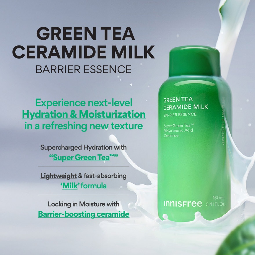 Green Tea Ceramide Milk Barrier Essence 160ml