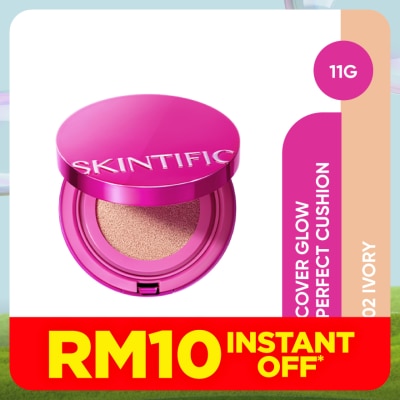 SKINTIFIC Cover Glow Perfect Cushion 02 Ivory 11g