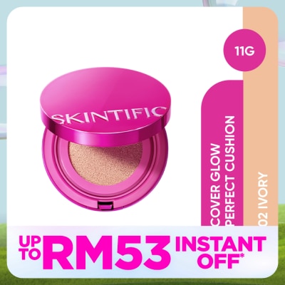 SKINTIFIC Cover Glow Perfect Cushion 02 Ivory 11g