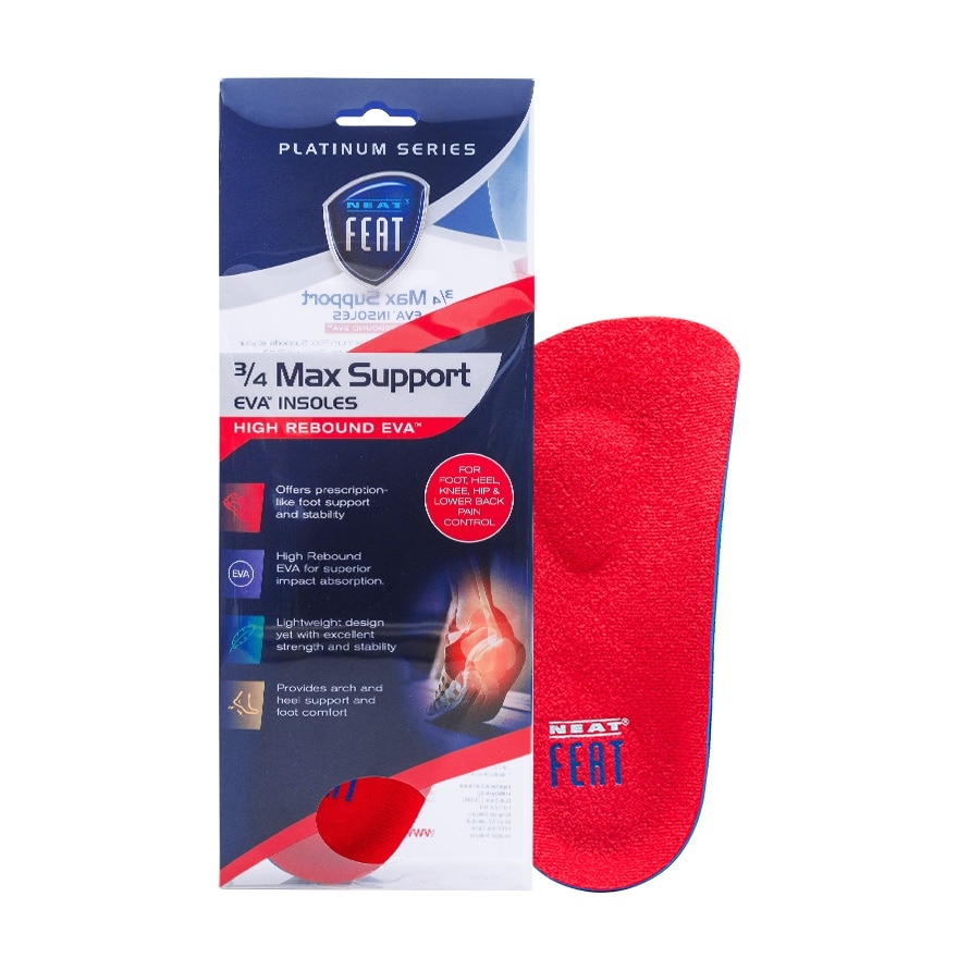 Max Foot Support 3/4 Eva Insoles L