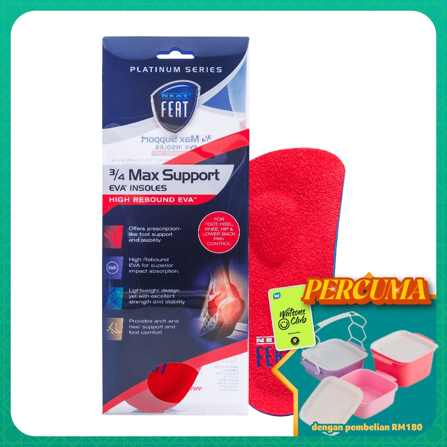 Max Foot Support 3/4 Eva Insoles M