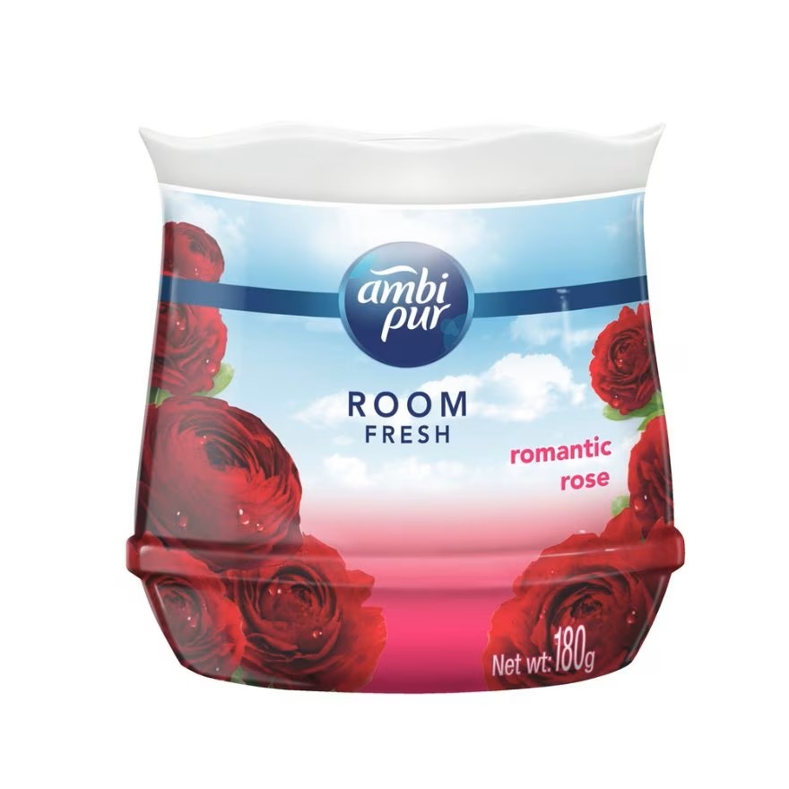 Air Freshener Room Fresh Scented Gel Refreshing Rose (180g x 2) [Value Pack x 3] image