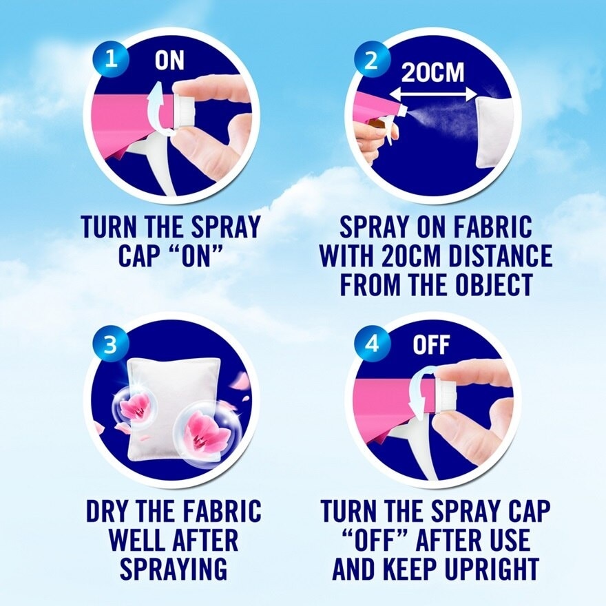 Febreze Downy Floral Fresh Fabric Refresher 370ml [Bundle of 3]