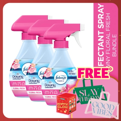 AMBI PUR Febreze Downy Floral Fresh Fabric Refresher 370ml [Bundle of 3]