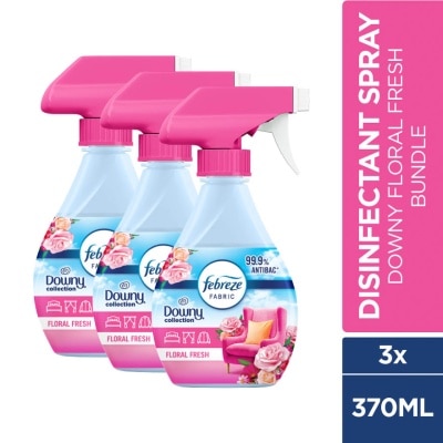 AMBI PUR Febreze Downy Floral Fresh Fabric Refresher 370ml [Bundle of 3]
