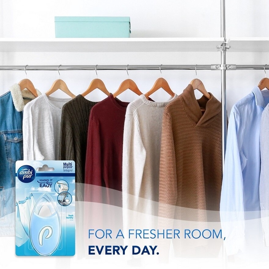 Mini Fresh Small Space Freshener Fresh Laundry 2x4.5ml [Bundle of 3]