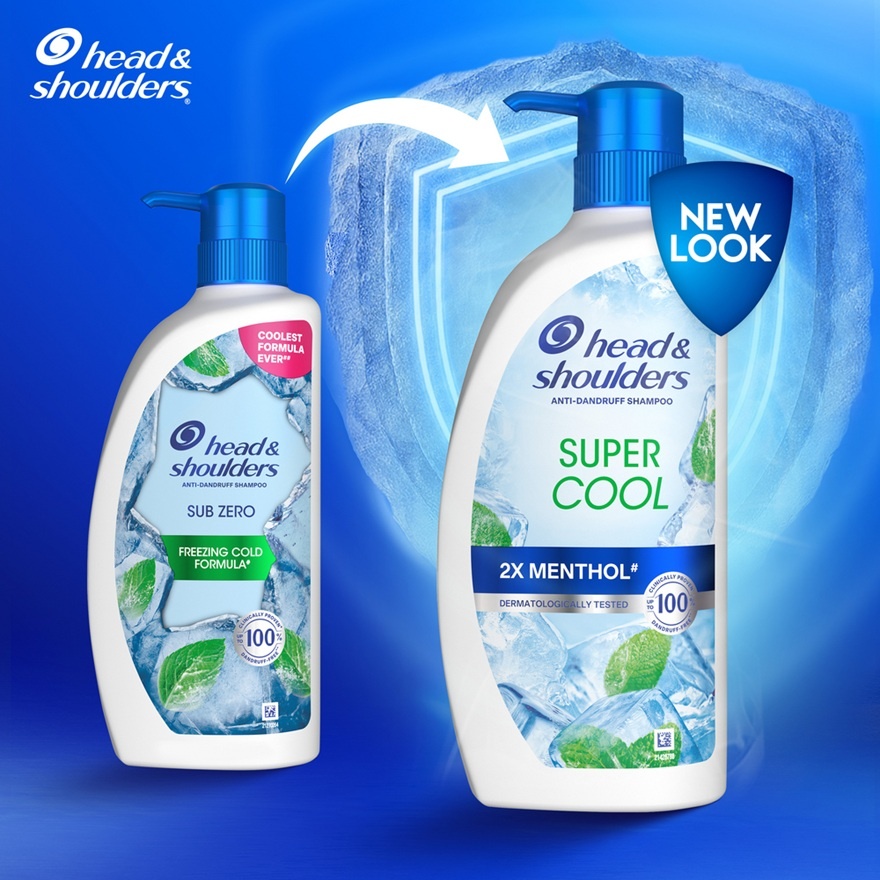 Head & Shoulders Super Cool Shampoo 590ml [Bundle of 3] image