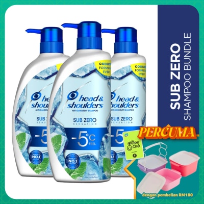 HEAD&SHOULDERS - Subzero Shampoo 620ml [Bundle of 3]