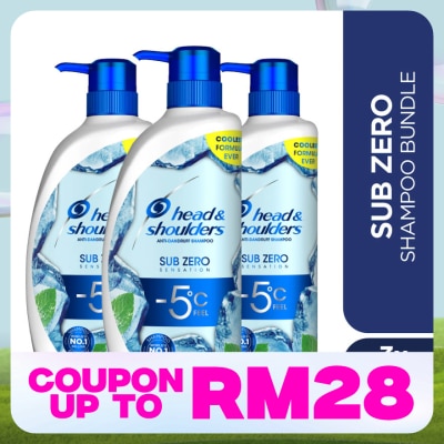 HEAD&SHOULDERS Subzero Shampoo 620ml [Bundle of 3]