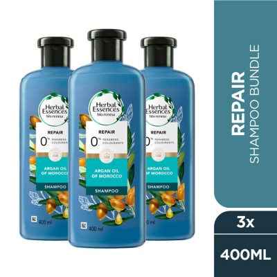 HERBAL ESSENCES - Argan Oil of Morocco Shampoo 400ml [Bundle of 3]
