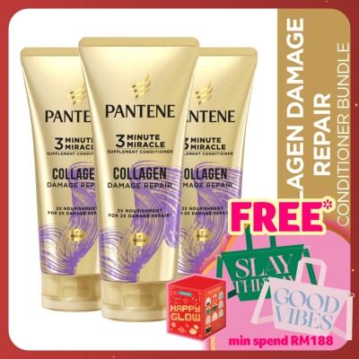 PANTENE Conditioner 3mm Biotin Strength 300ml [Bundle of 3]