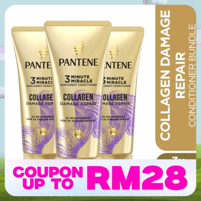 PANTENE Conditioner 3mm Biotin Strength 300ml [Bundle of 3]