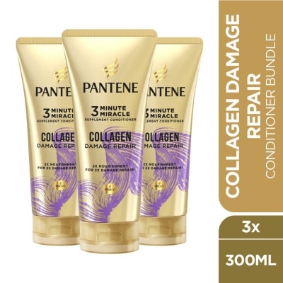 PANTENE Conditioner 3mm Biotin Strength 300ml [Bundle of 3]