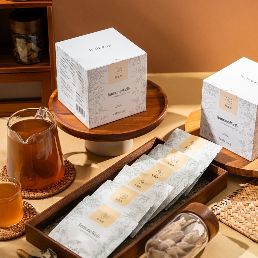 ImmuneWell+ Soup Premix Herbal with Loquat Leaf and Tiger Milk 12g x 12s