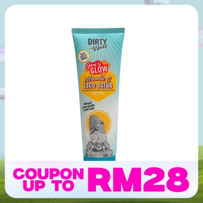 DIRTYWORKS Good To Glow Face Scrub 125ml