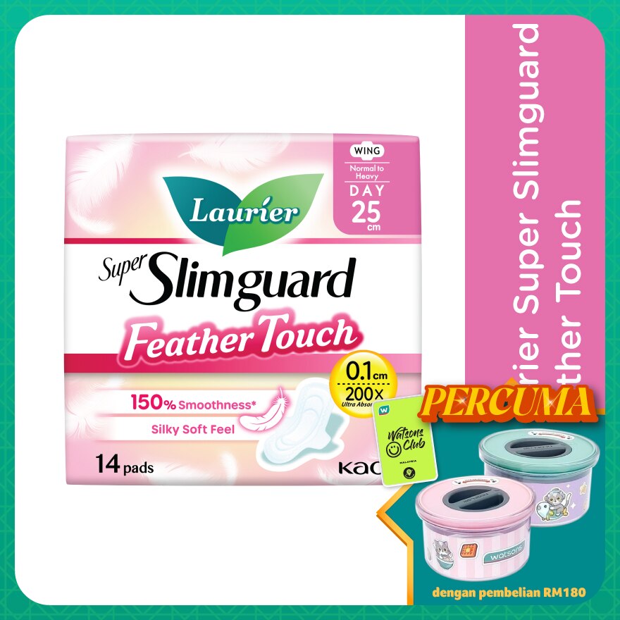 Laurier Super Slimguard Feather Touch 25cm 14S