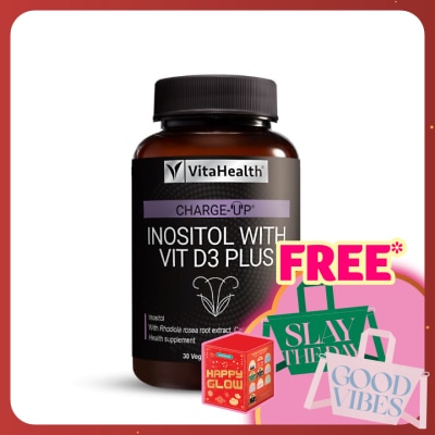 VITAHEALTH Charge-Up Inositol with Vit D3 Plus 30s