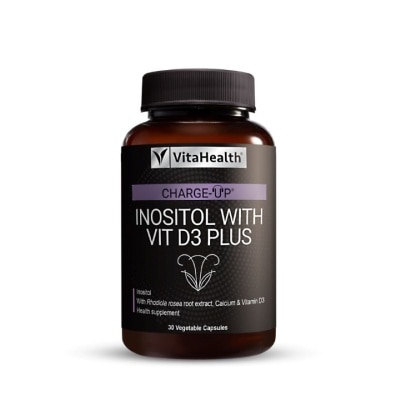 VITAHEALTH Charge-Up Inositol with Vit D3 Plus 30s