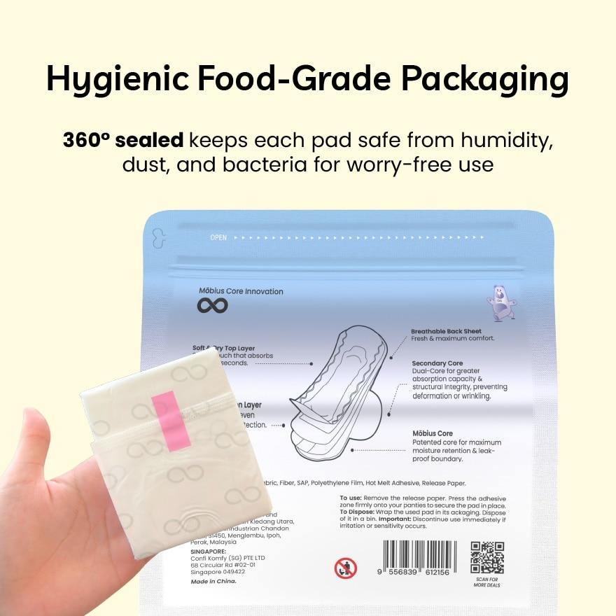 Sanitary Night Pad 35cm 8s