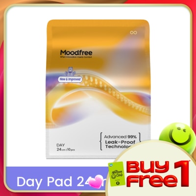 MOODFREE - Sanitary Pad Day 24cm 10s