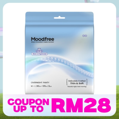 MOODFREE Overnight Panty M-L 3s
