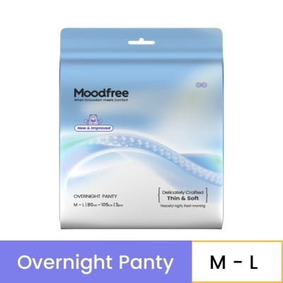 MOODFREE Overnight Panty M-L 3s