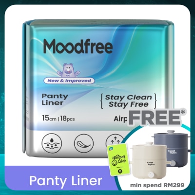 MOODFREE Panty Liner 15cm 18s