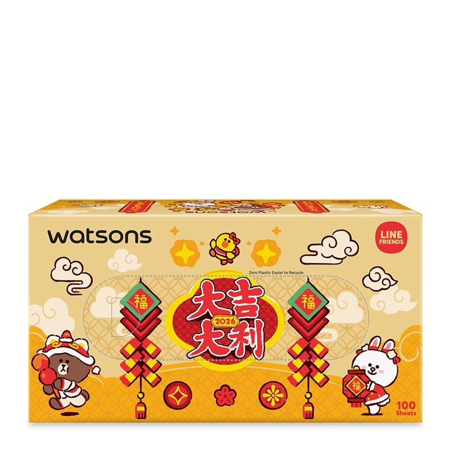 Line Friends CNY Box Tissue 3x100s