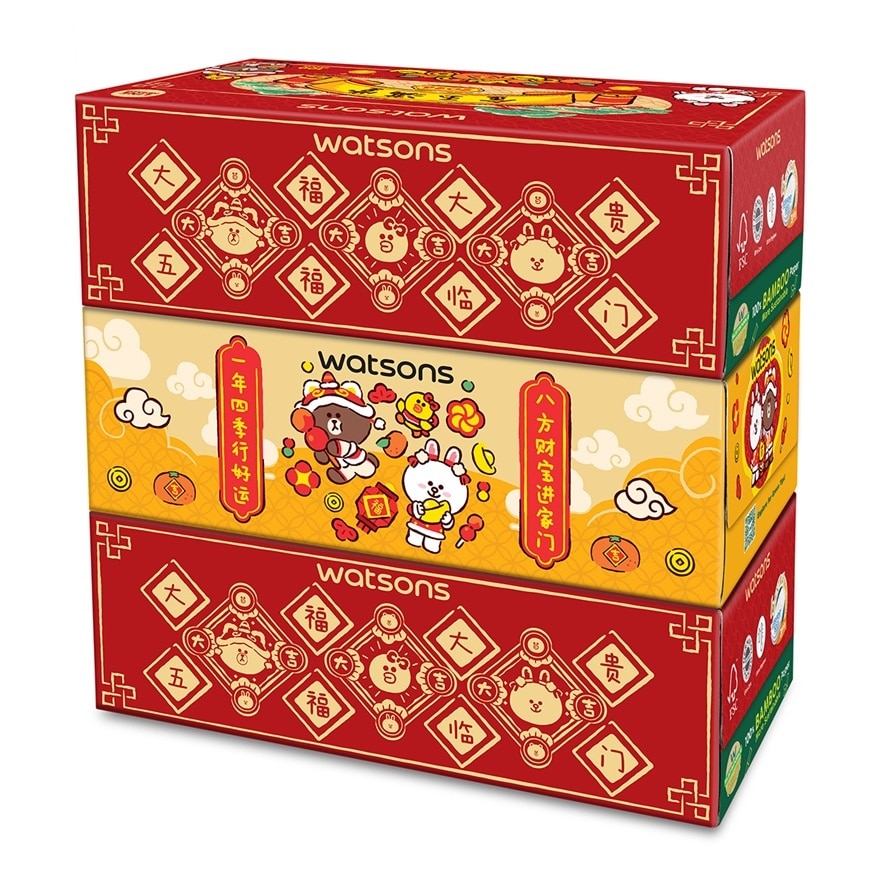 Line Friends CNY Box Tissue 3x100s