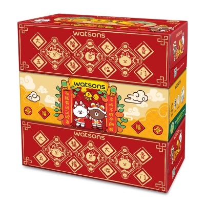 WATSONS Line Friends CNY Box Tissue 3x100s