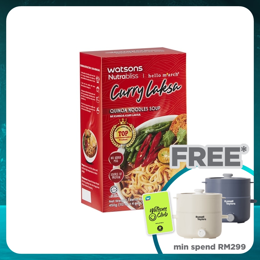 Curry Laksa Quinoa Noodle Soup 450g