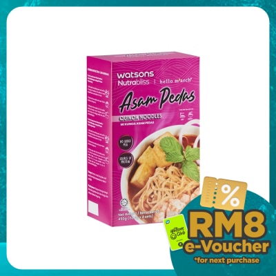 NUTRABLISS BY WATSONS Asam Pedas Quinoa Noodles 450g