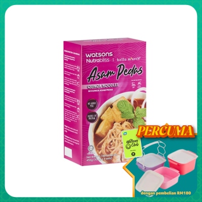 NUTRABLISS BY WATSONS - Asam Pedas Quinoa Noodles 450g