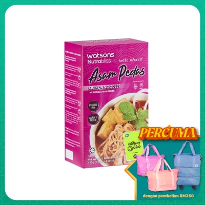 NUTRABLISS BY WATSONS Asam Pedas Quinoa Noodles 450g